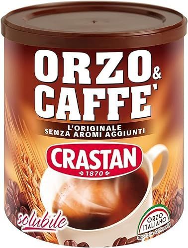 6x Crastan Orzo & Koffie Instant Oplosbare Gerst Graankoffie Koffie 120 gr