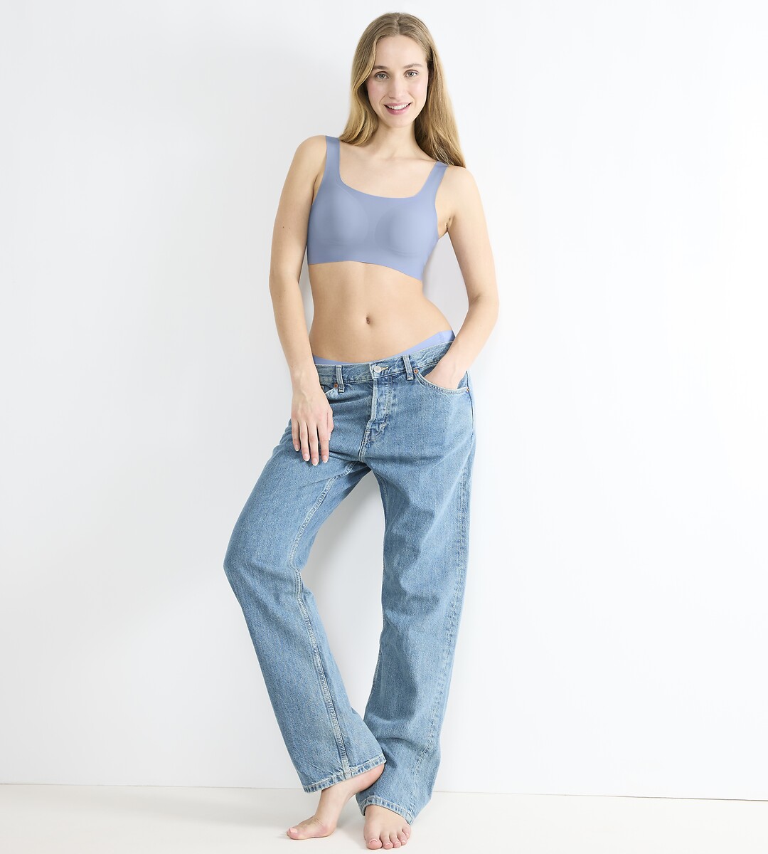 SLOGGI<br>Bustier com decote arredondado Zero Feel 2.0
