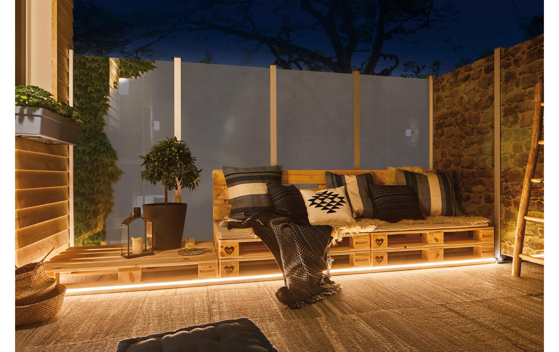 LED-Stripe Plug & Shine Smooth, 3000K, 10m, WeissOutdoor Stripe