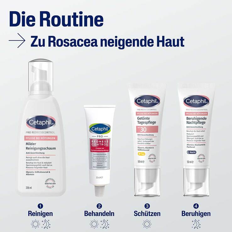 Cetaphil Pro RednessControl getönte Tagespflege SPF30, 50 ml