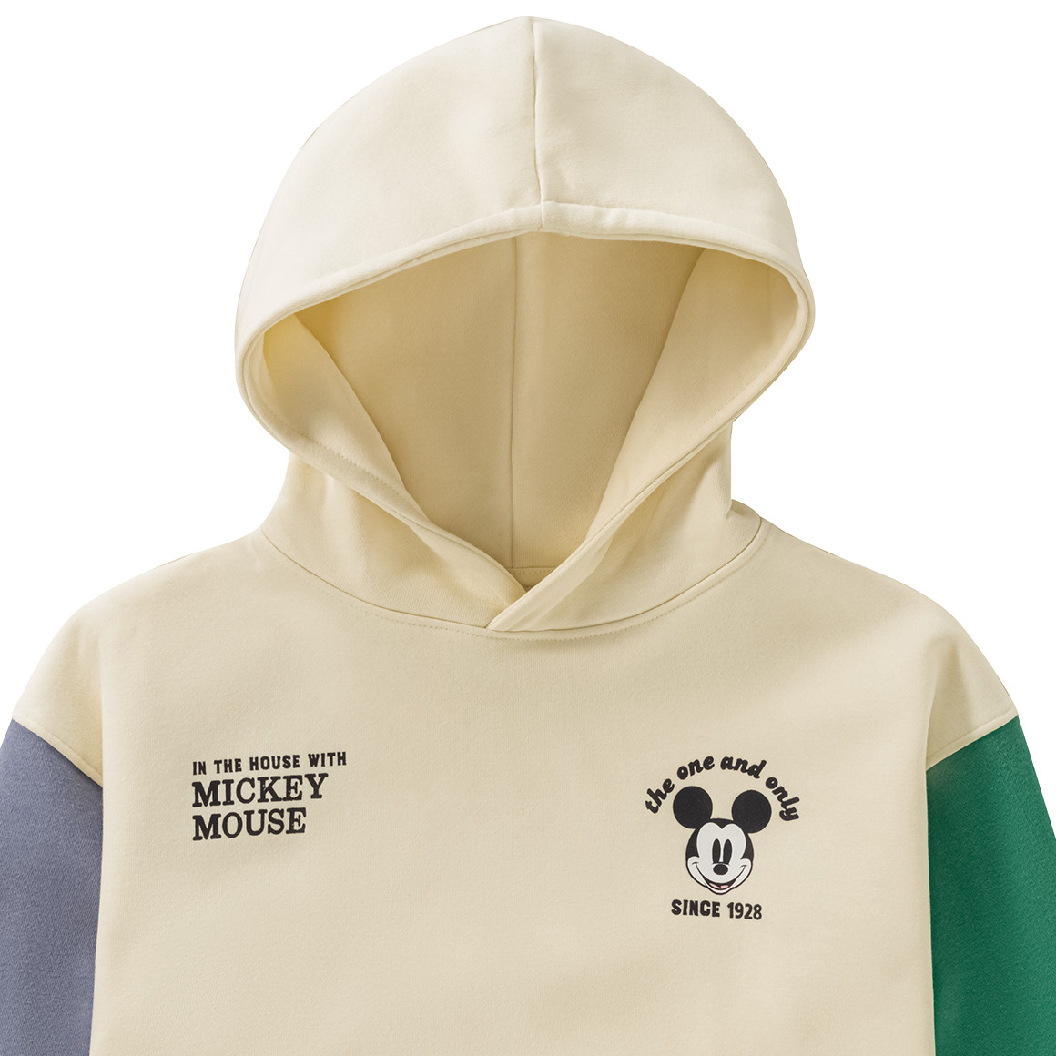 Topolino Micky Maus Hoodie mit Backprint creme