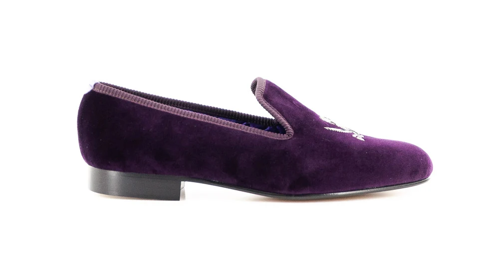 BOWHILL & ELLIOTT - SLP SKULL & SABRES PURPLE