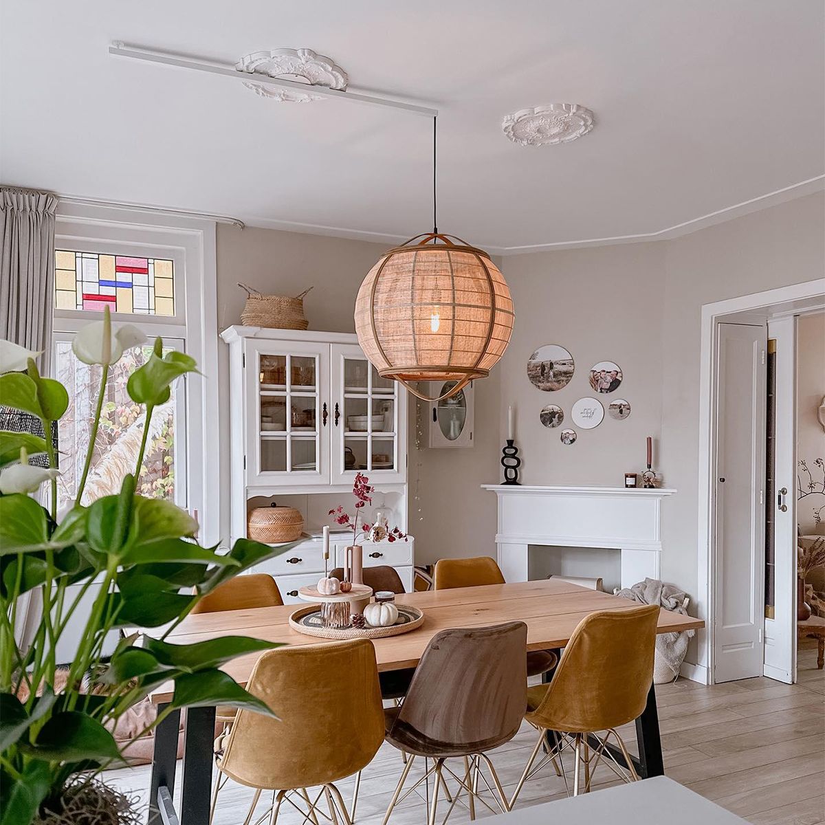 Oosterse hanglamp bruin 50 cm - Pascal