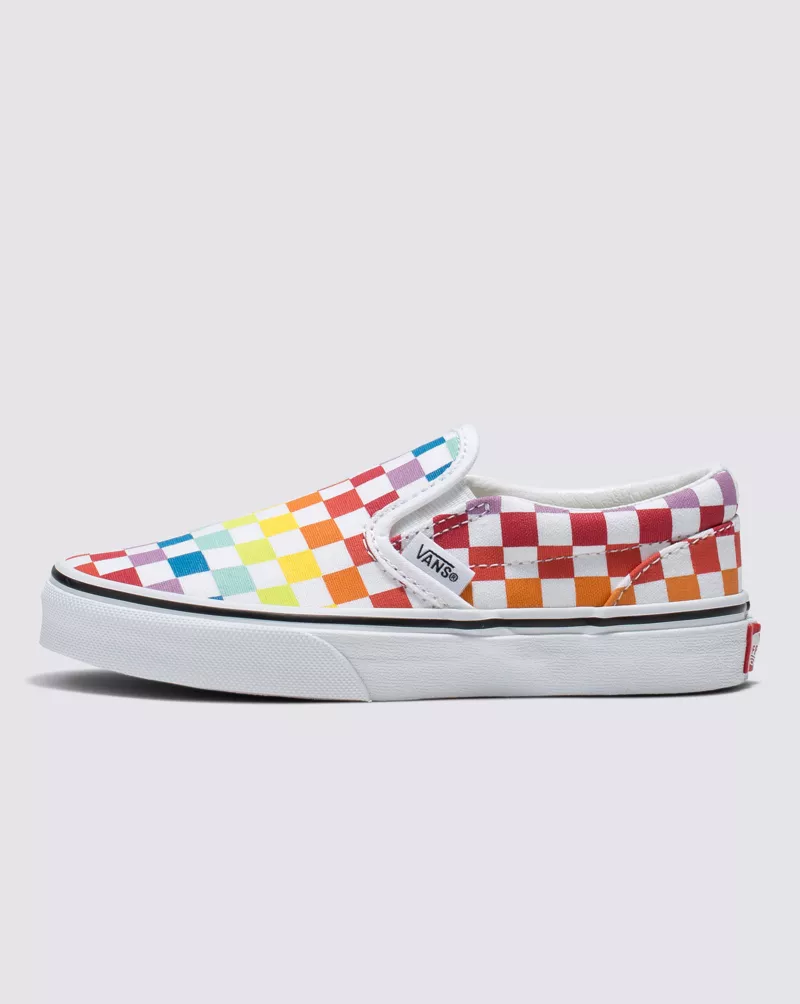 Kids Classic Slip-On Checkerboard Shoe