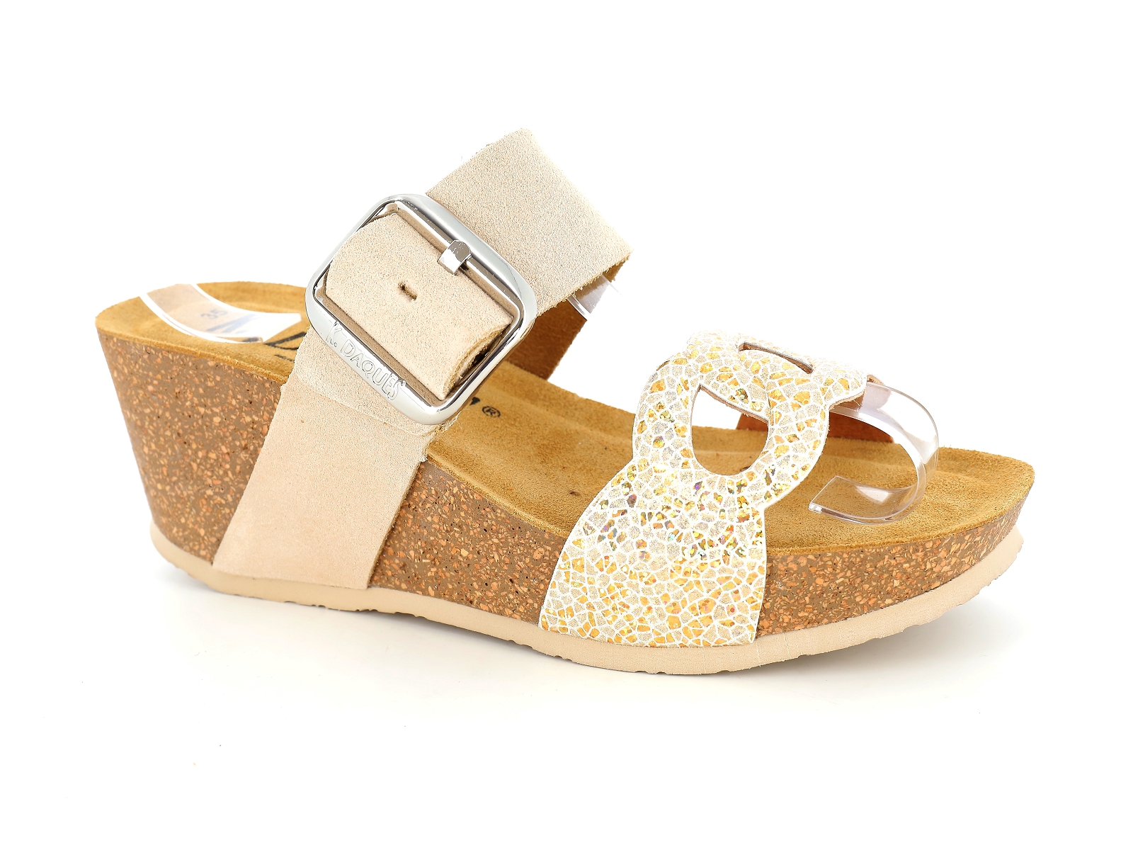K. daques-ALBON Cuir Beige Clair