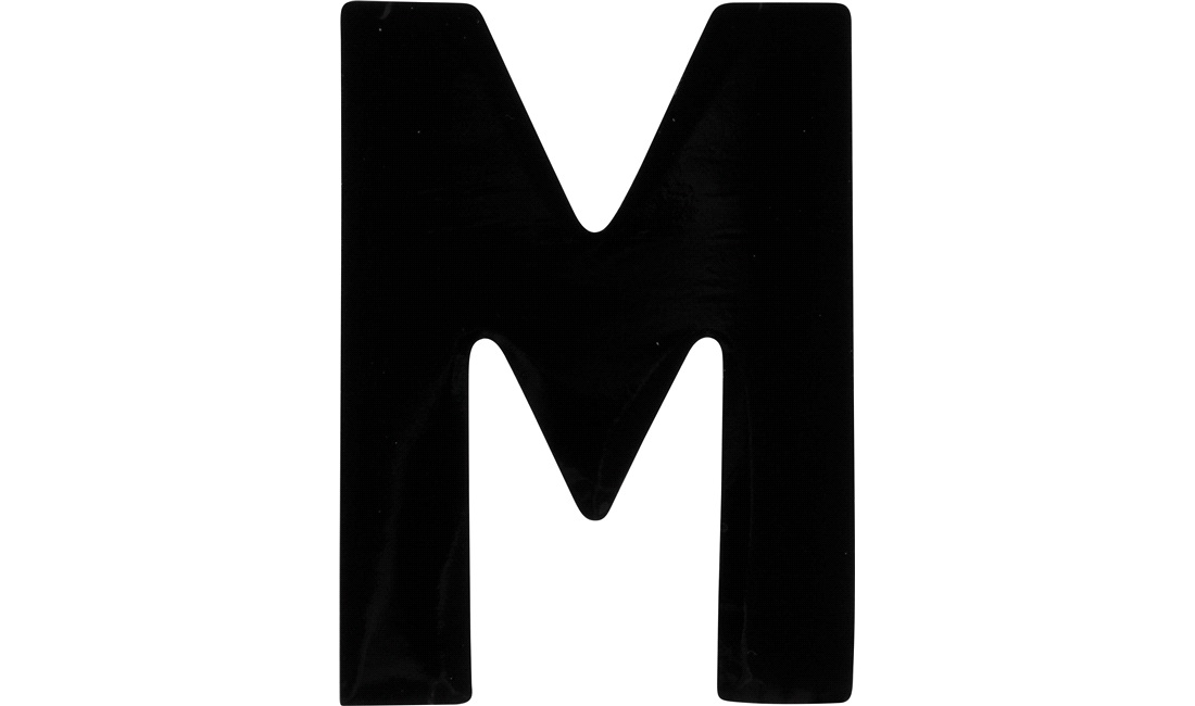 Klistermærke 'M' 3