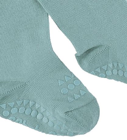 GoBabyGo Kravletrømpebukser - Dusty Blue