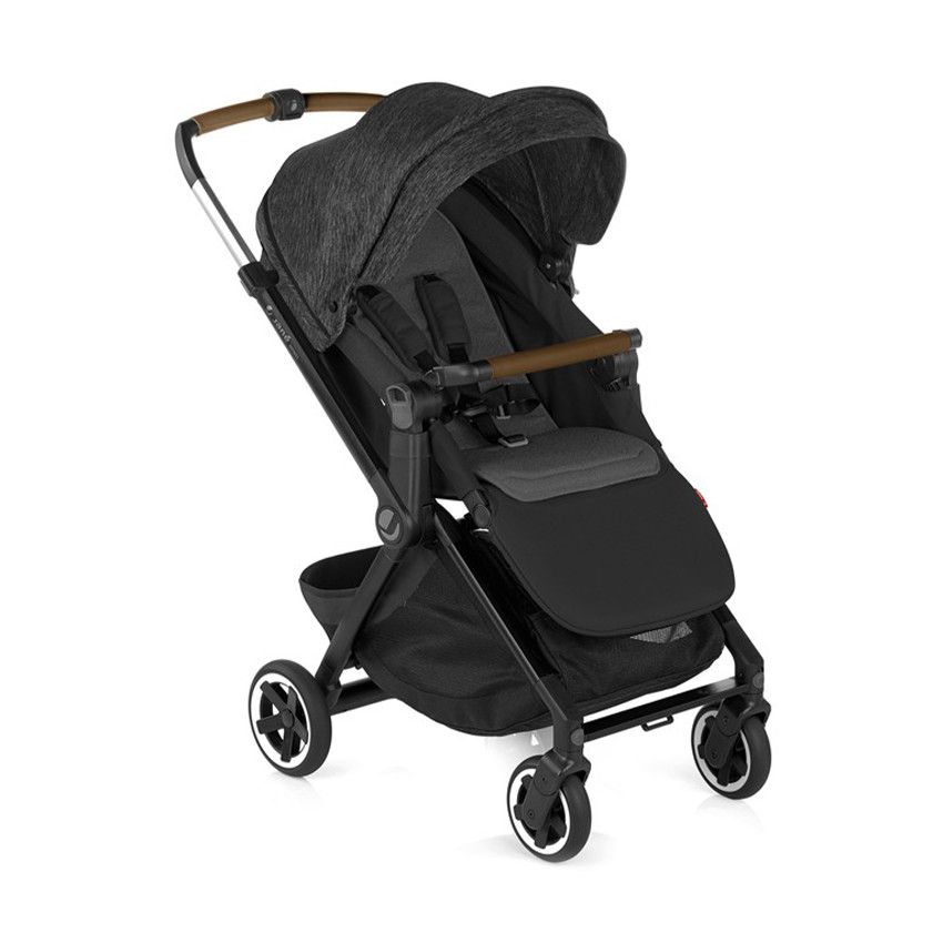 Poussette 3 en 1 Newel cold black - Ecru