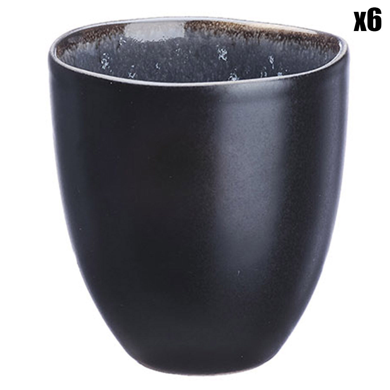 Bjorn 6 Tasses en Grès Iris bleu foncé - 15 cl