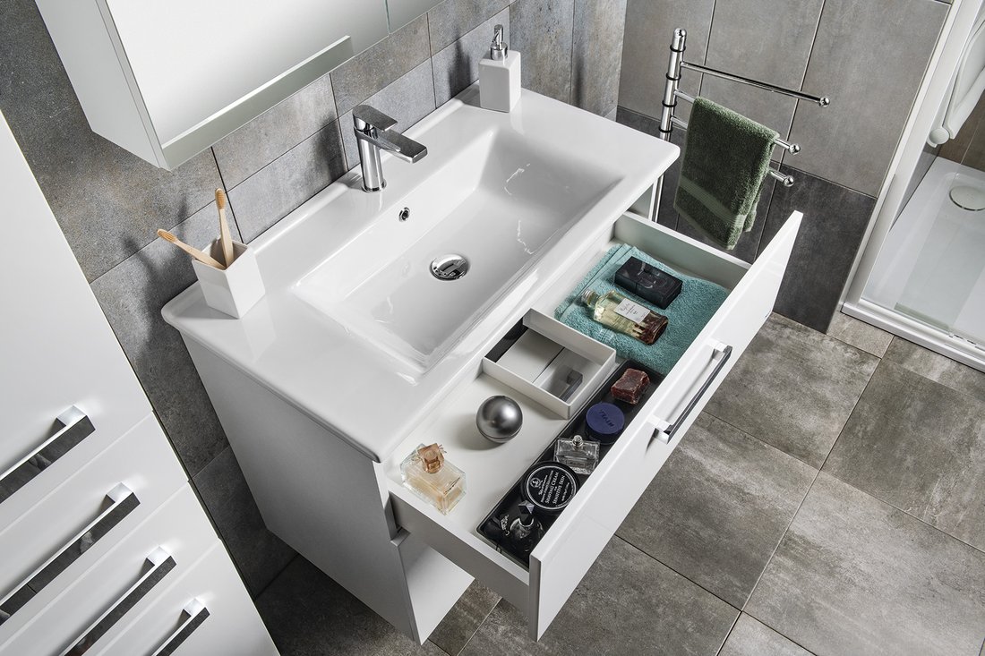 Aqualine Vega onderkast 82x43.6x67.6cm wit