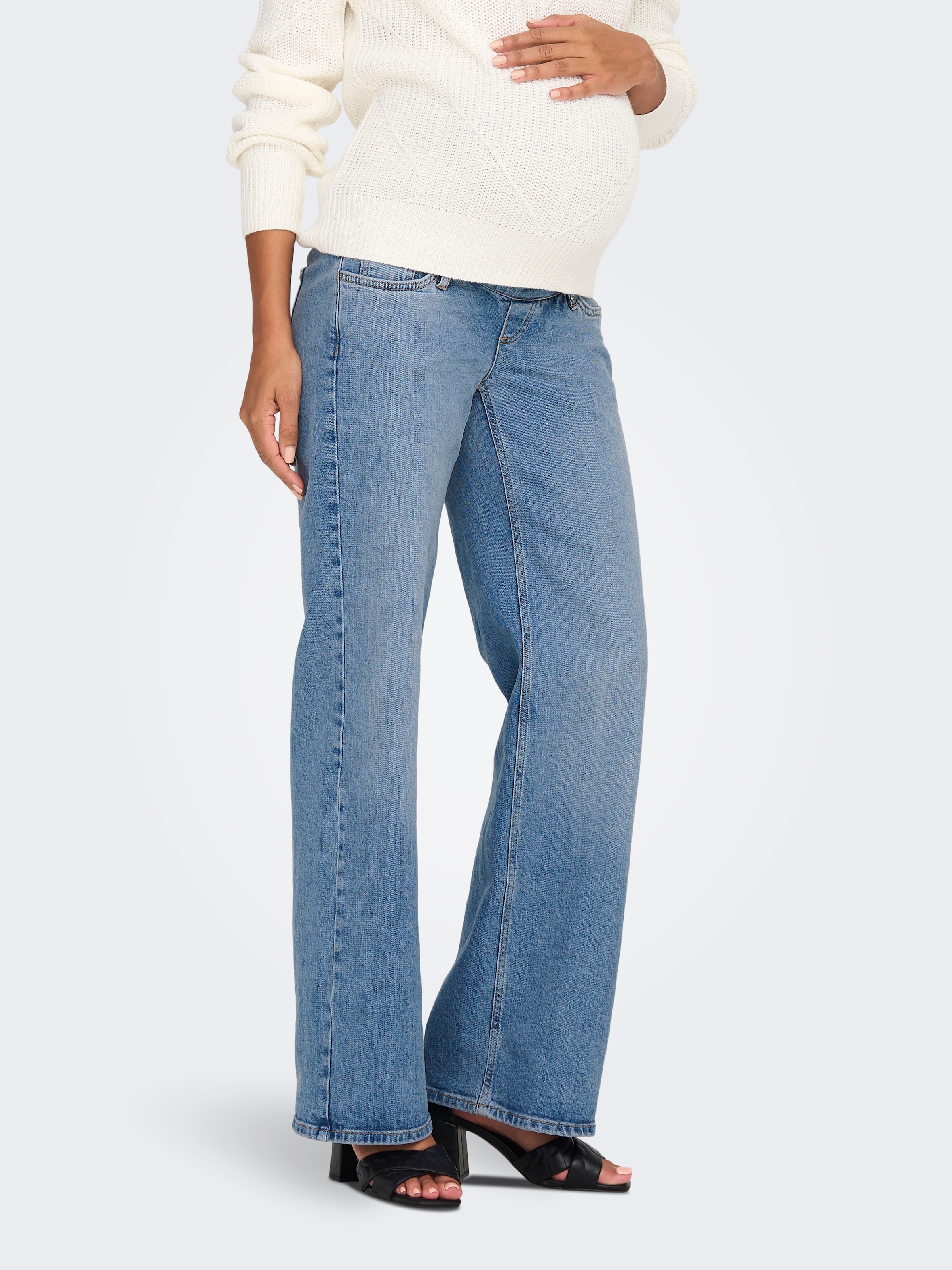 ONLY MATERNITY Umstandsjeans »OLMJUICY HW WIDE LEG REA365 NOOS«