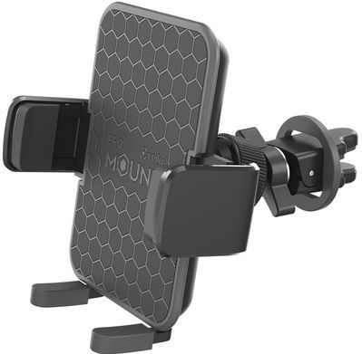 Celly - Mount Vent Plus - Universele Smartphone AutoHouder - Zwart - Rubberen Armen