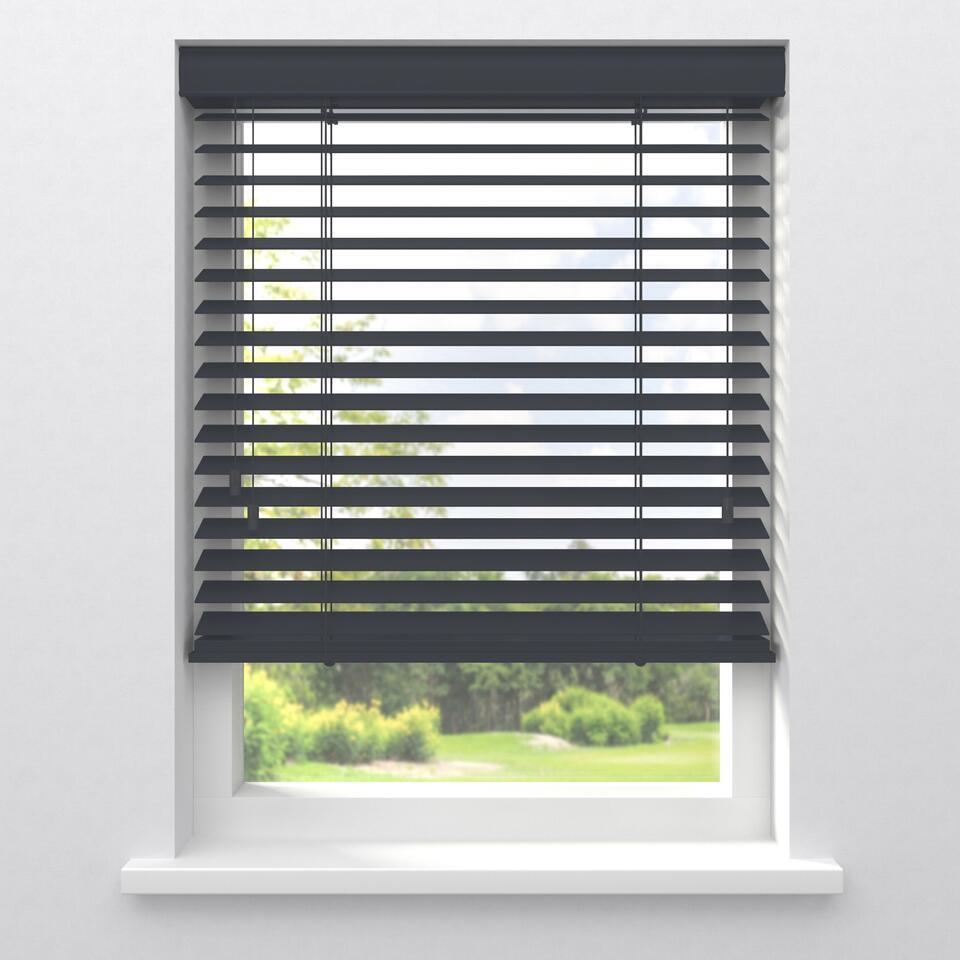 Fenstr Houten Jaloezie Hein Antraciet 50mm