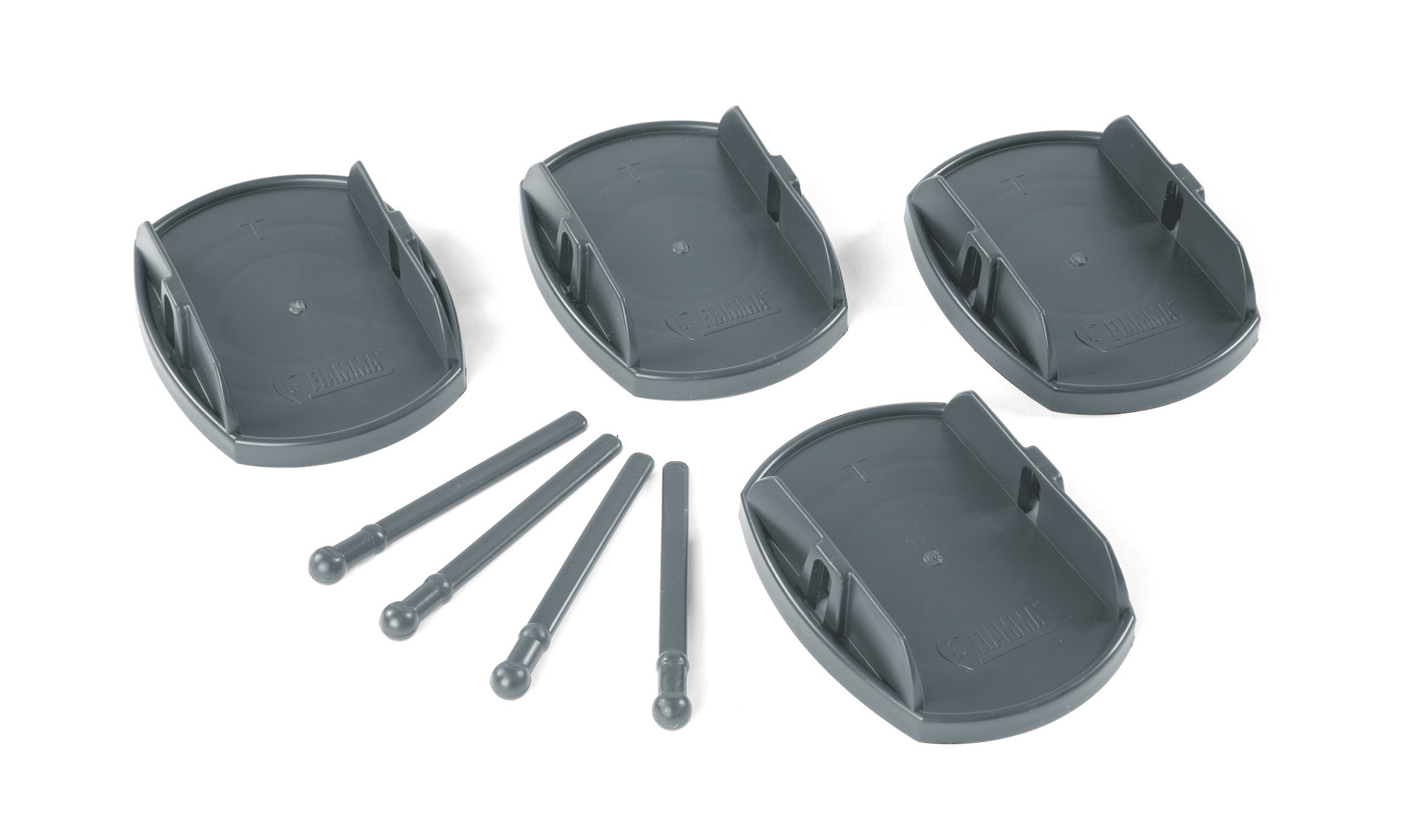 Fiamma Plates Pro Platten für die Kurbelstützen des Wohnwagens