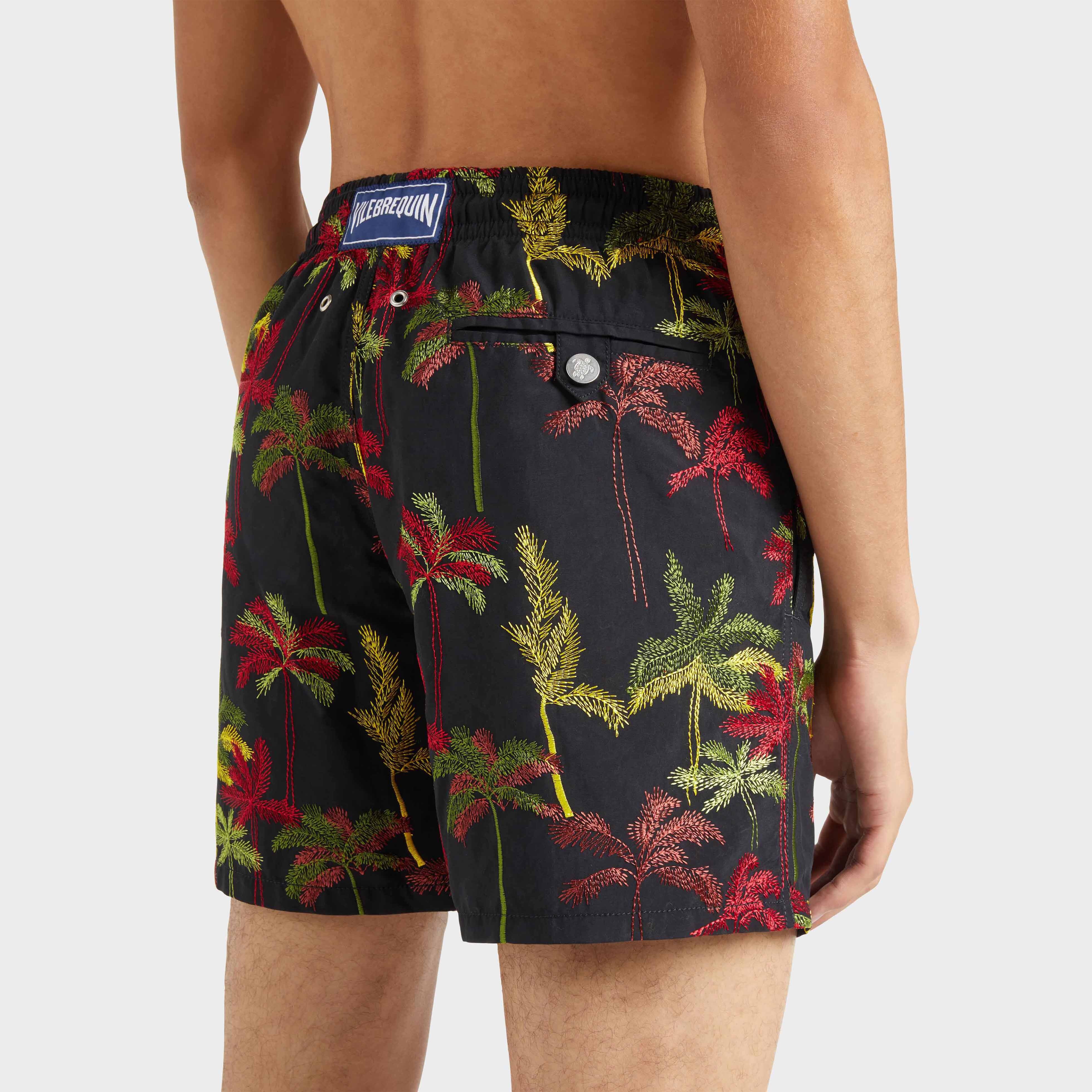Maillot de bain homme brodé Palm Offset - Edition Limitée