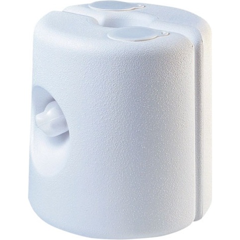 Pied de tonnelle - plastique - à remplir - blanc