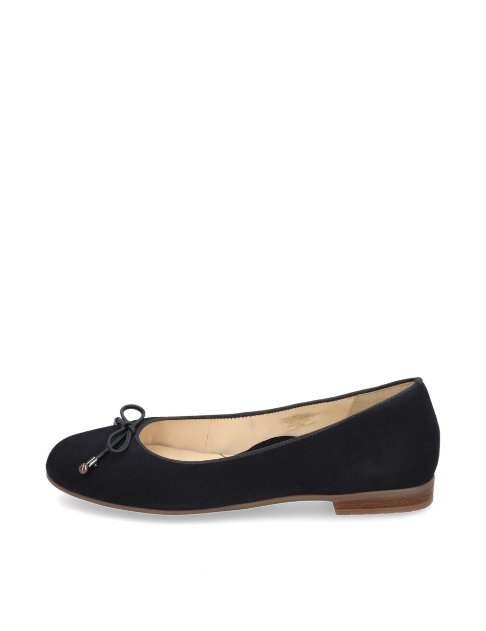 Veloursleder Ballerina