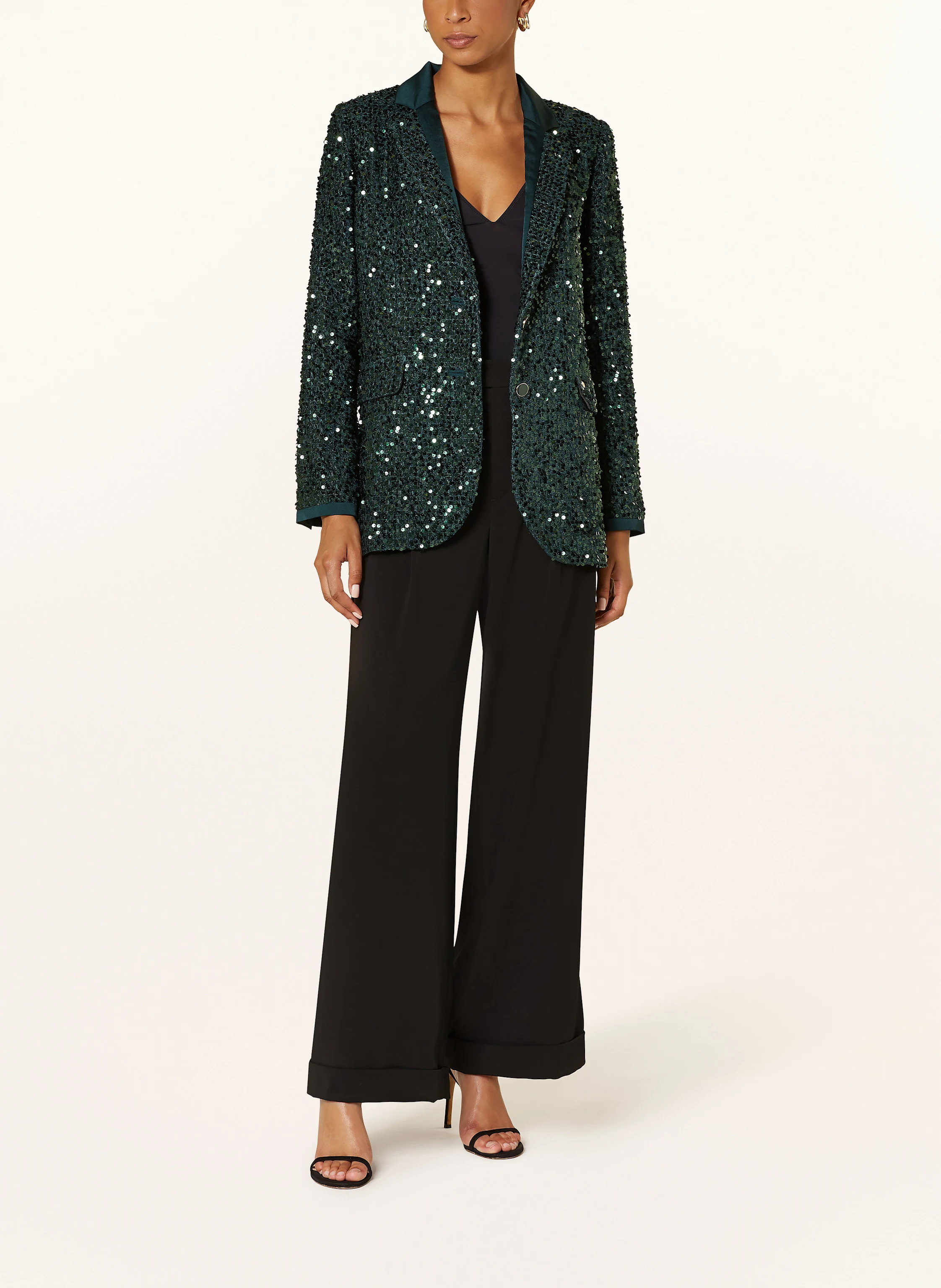 MOS MOSH Bouclé-Blazer MMCARYS mit Pailletten