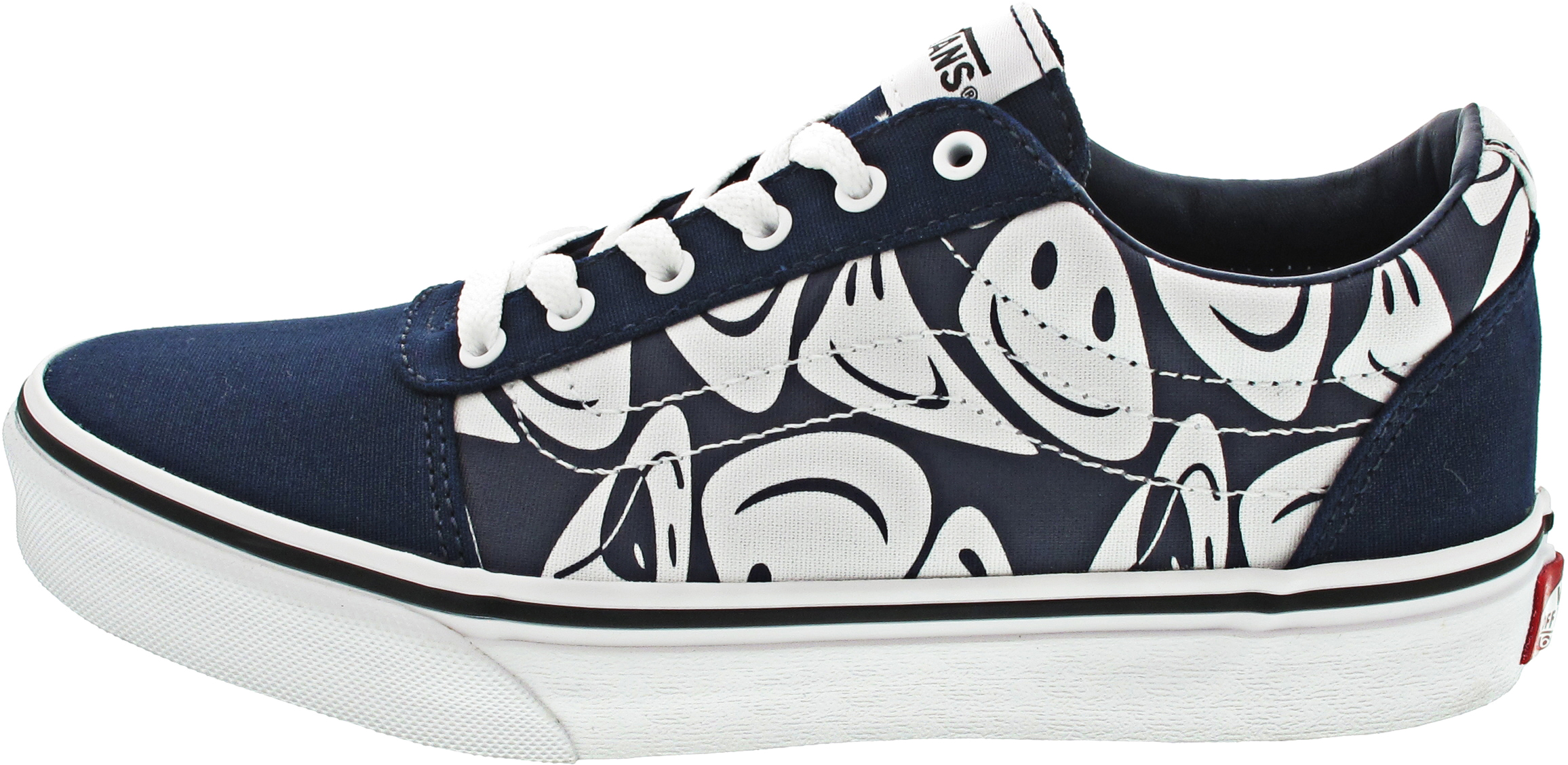 Vans YT Ward Happy Warped Sneaker blau