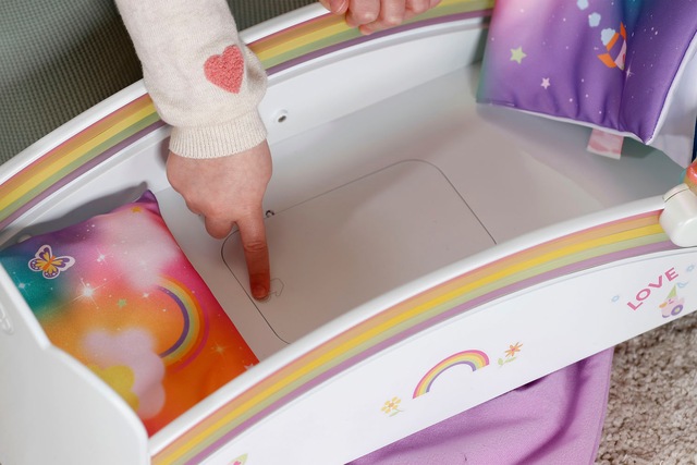 Baby Born Puppenbett »Regenbogen« mit Licht- und Soundeffekt