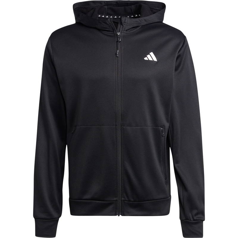 adidas Train Essentials Full Zip Hood Træningstrøje Herre