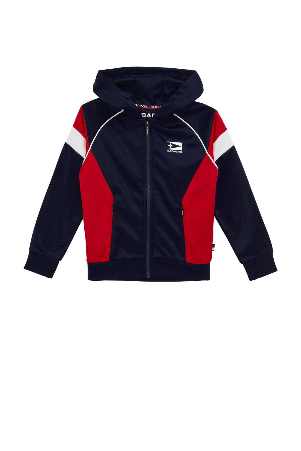 WE Fashion sweatvest donkerblauw