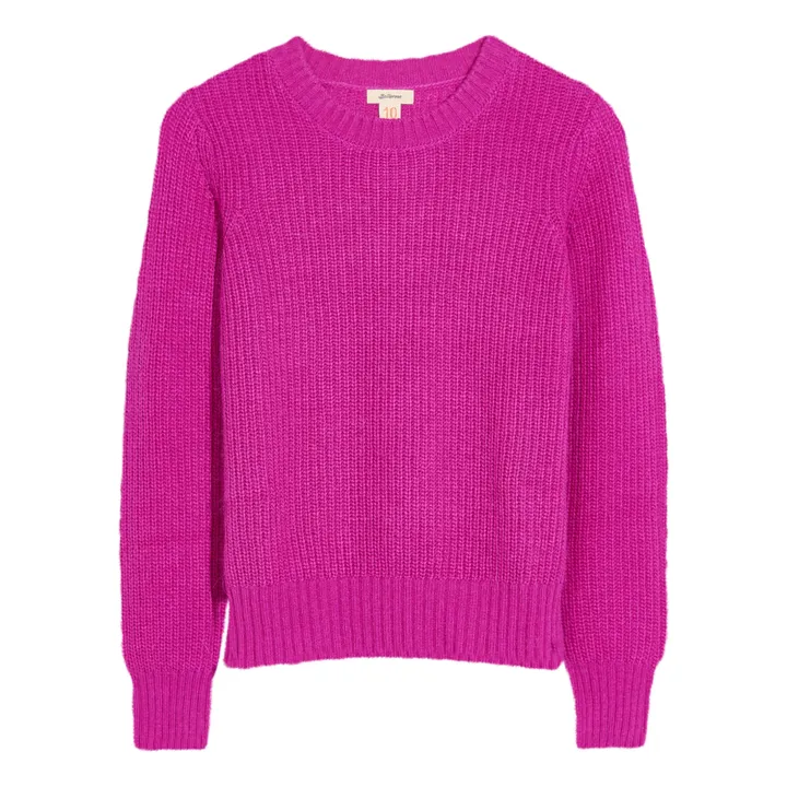 Bellerose Pull Col rond Diot | Rouge cerise