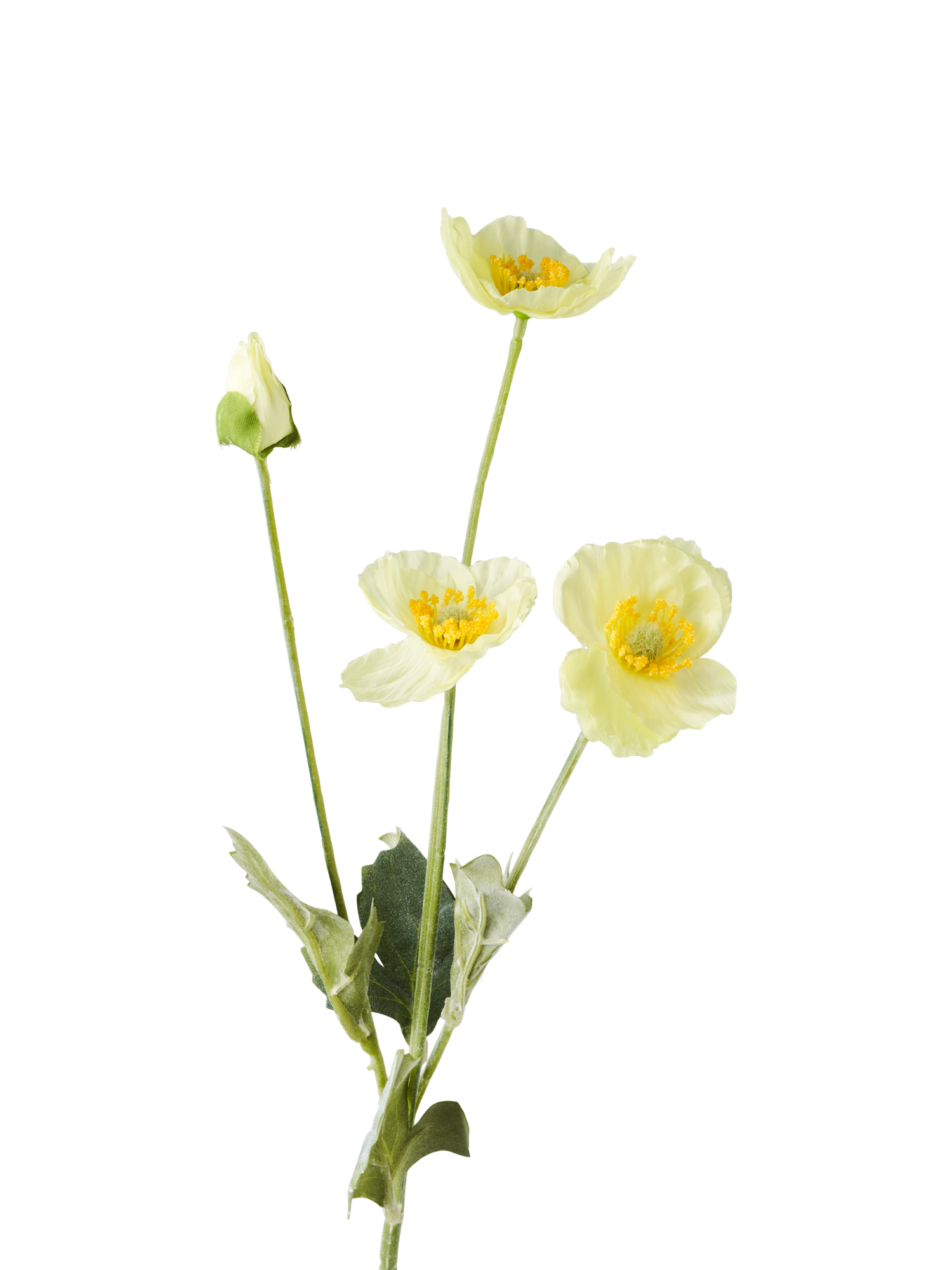 Kunstig blomst valmue | 59 cm.  | Peach