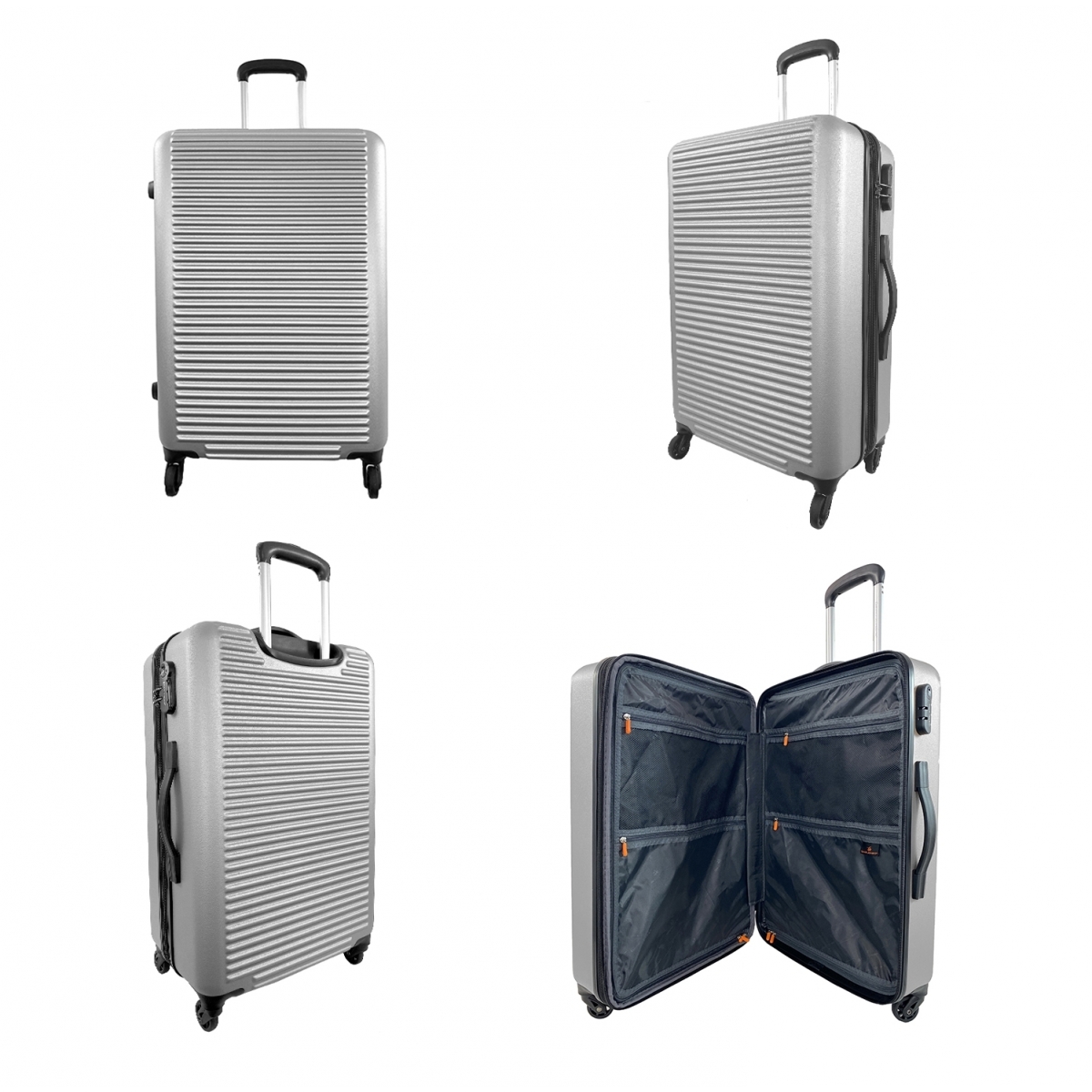 David Jones Lot 3 valises rigides extensibles dont une cabine David Jones