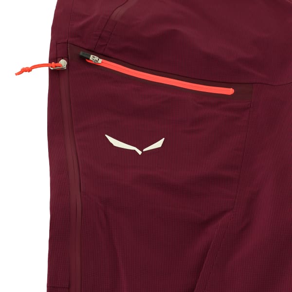 Pantalon ski de randonnée SALEWA W SELLA RESPONSIVE PNT RHODO RED