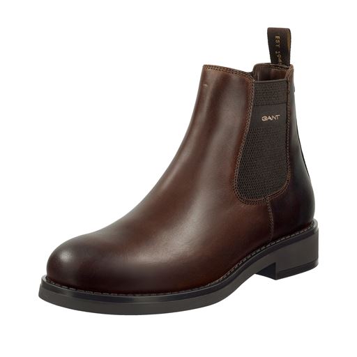 GANT Prepdale Chelsea Støvler, Dark Brown, 43