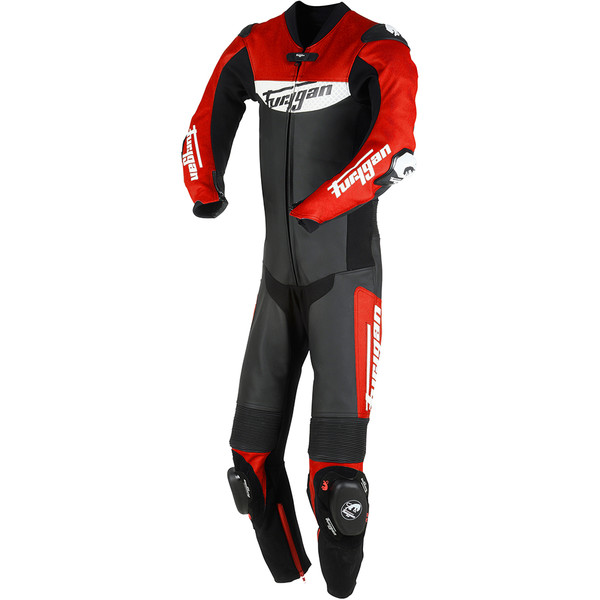 Furygan - Combinaison Enfant Junior Evo Noir / Rouge / Blanc