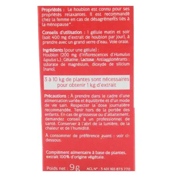 Lúpulo Naturativo 30 cápsulas