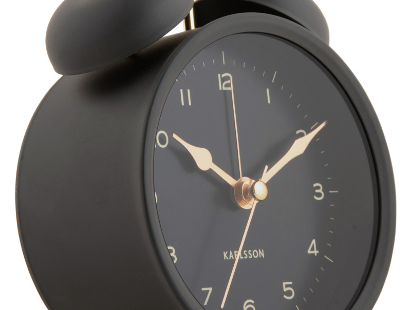 Alarm Clock Classic Twin Bell KA5998BK Black