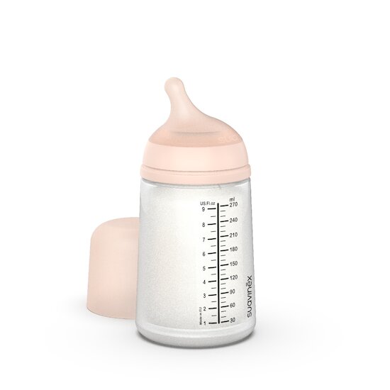 Biberon anti-colique zero.zero débit moyen   270 ml   de               Suavinex