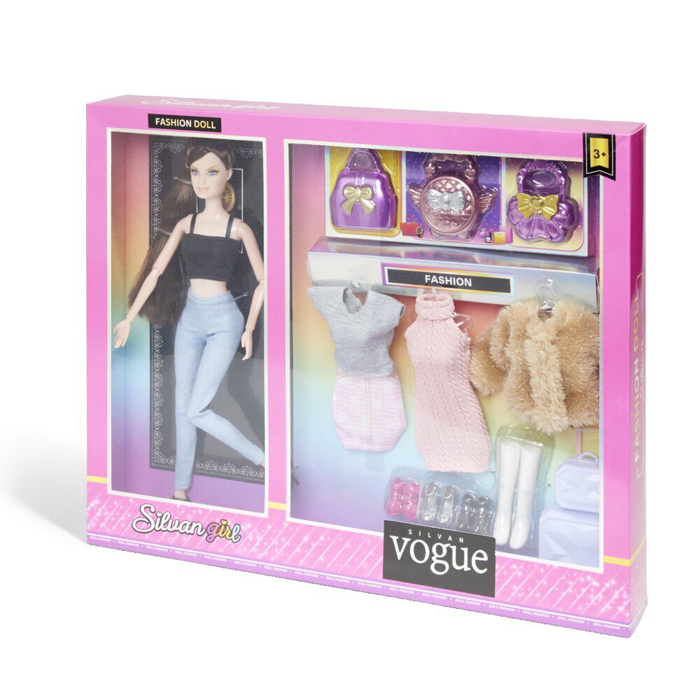 Poupée mannequin avec ses accessoires - 2 modèles