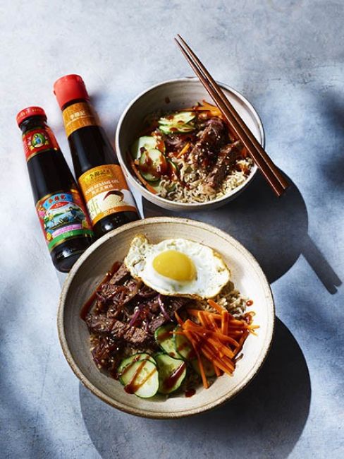 Koreaanse Bulgogi-beef bowl