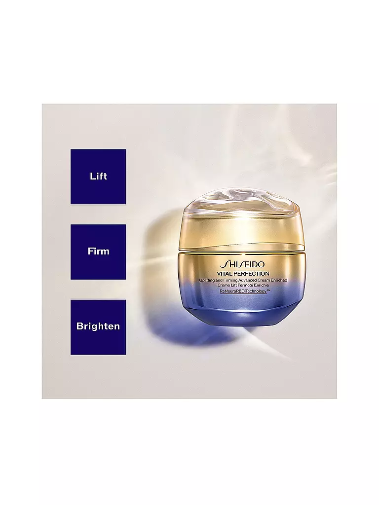SHISEIDO Uplifting and Firming Advanced Cream Enriched 50ml keine Farbe