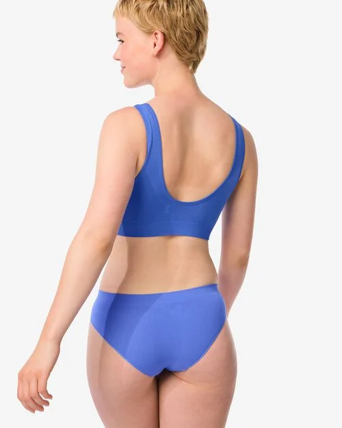 hipster femme sans coutures côte bleu cobalt