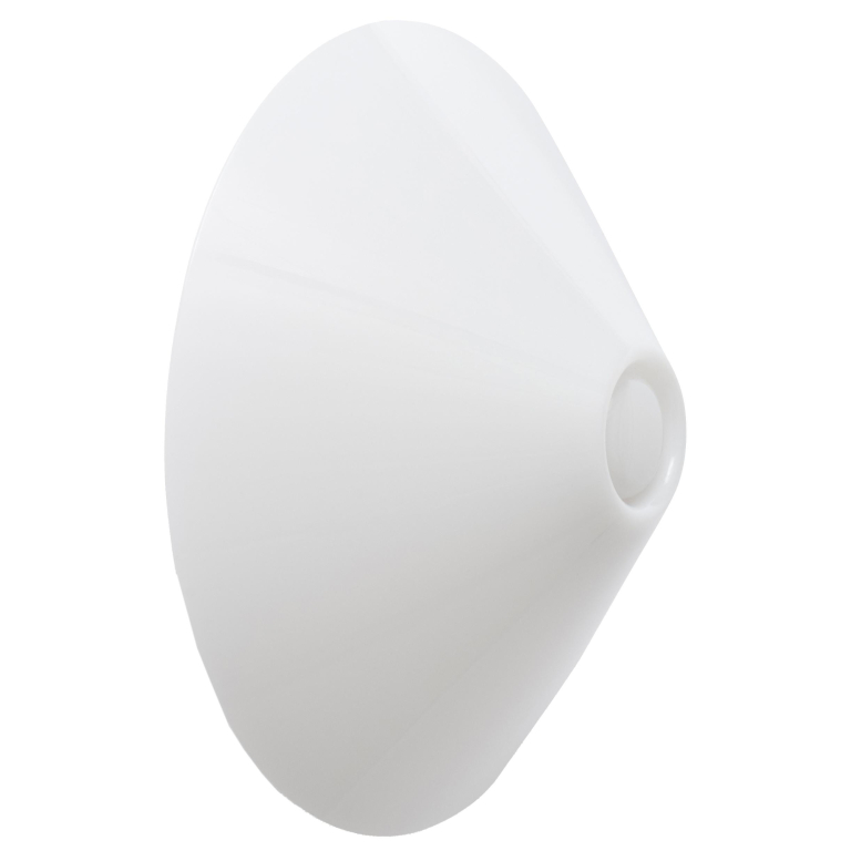 Hay Ono flush mount wandlamp Ø35 white opal