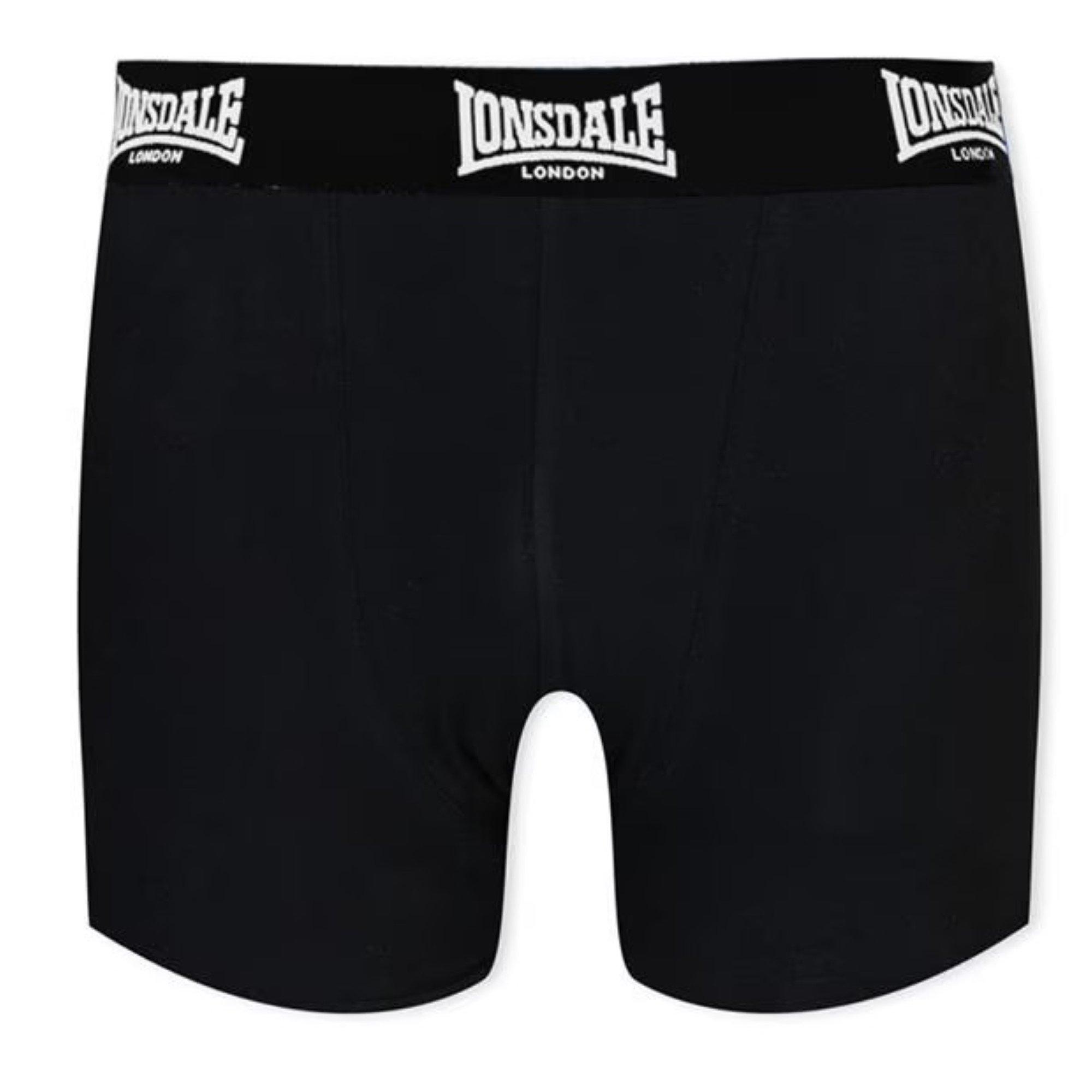 Lonsdale 3 Pack Trunk Shorts Junior Boys