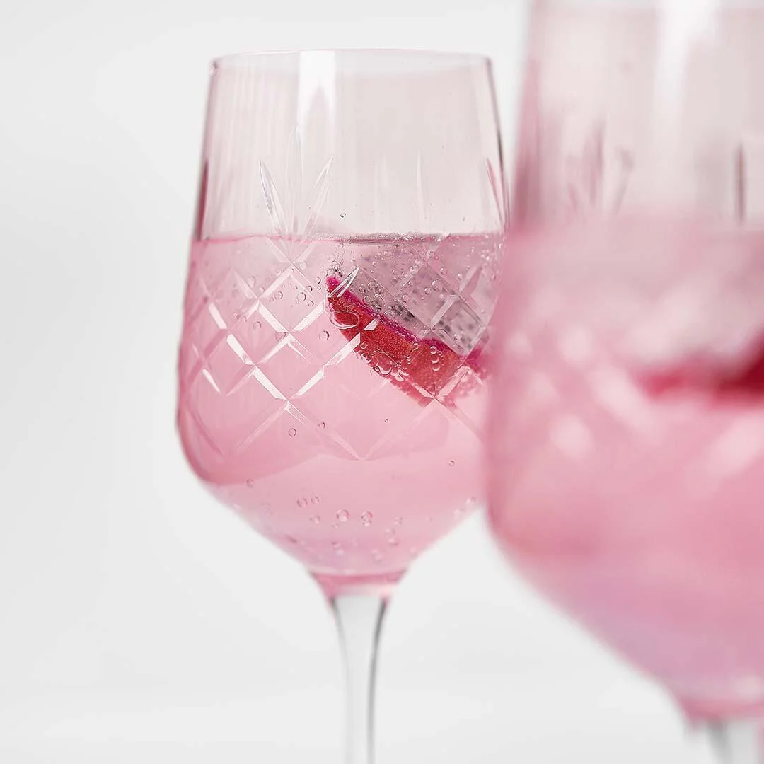 Frederik Bagger  Crispy Topaz Monsieur rødvinsglas, pink, 2 stk - 45 cl