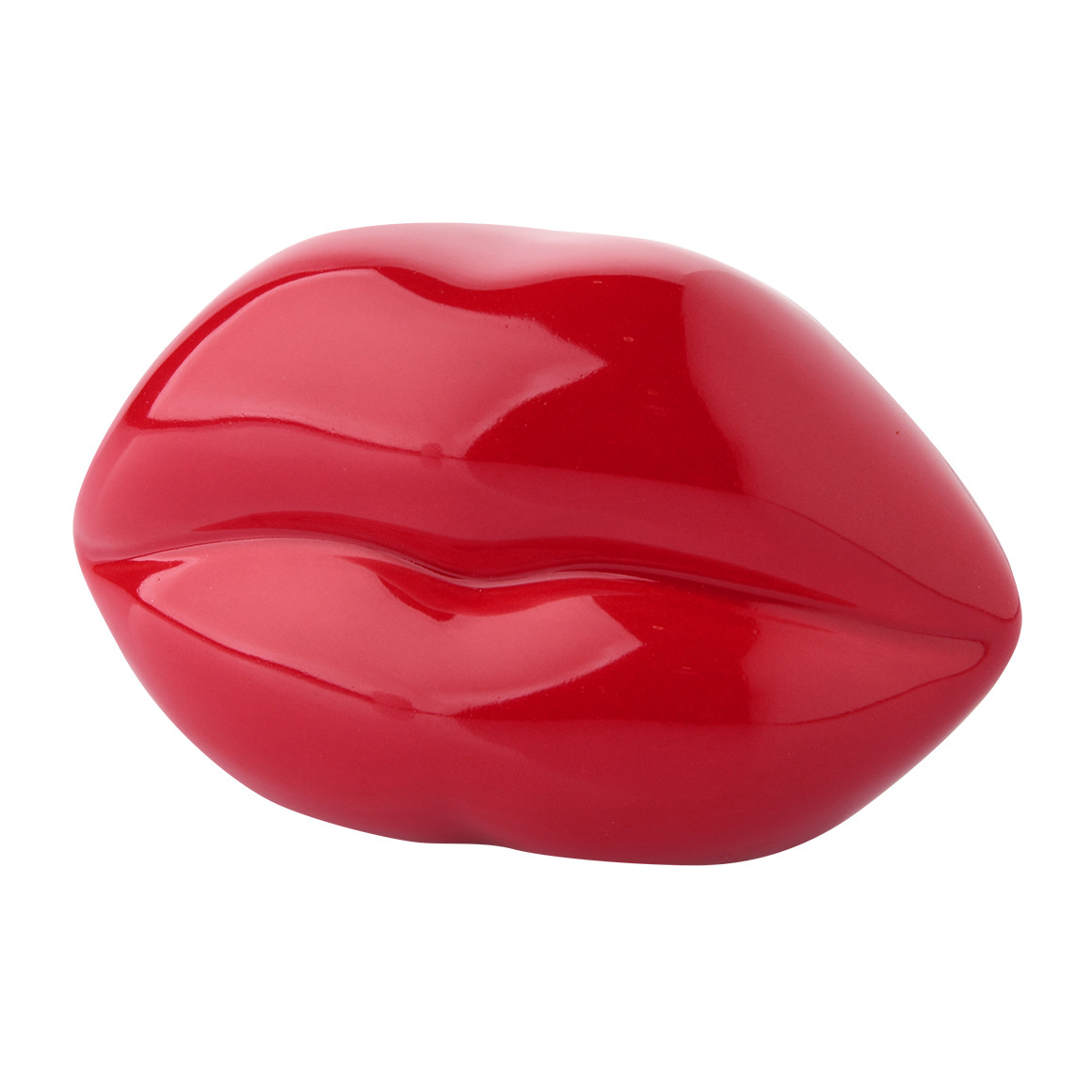 Deko-Aufsteller in Lippen-Form rot
