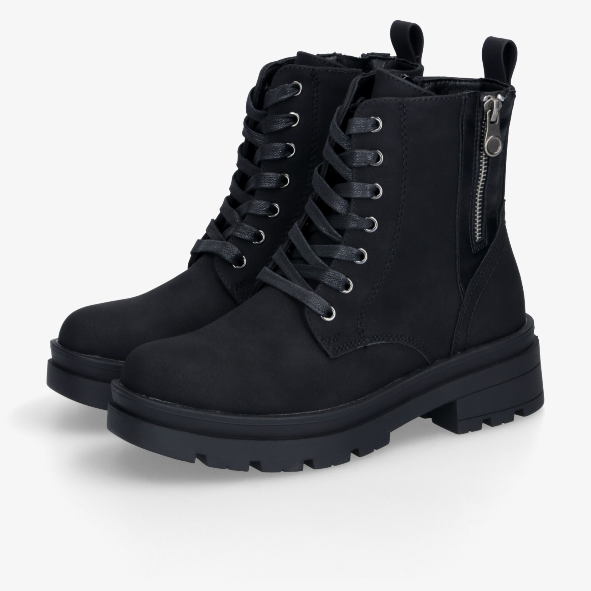 street shoes Damen Biker Boots schwarz