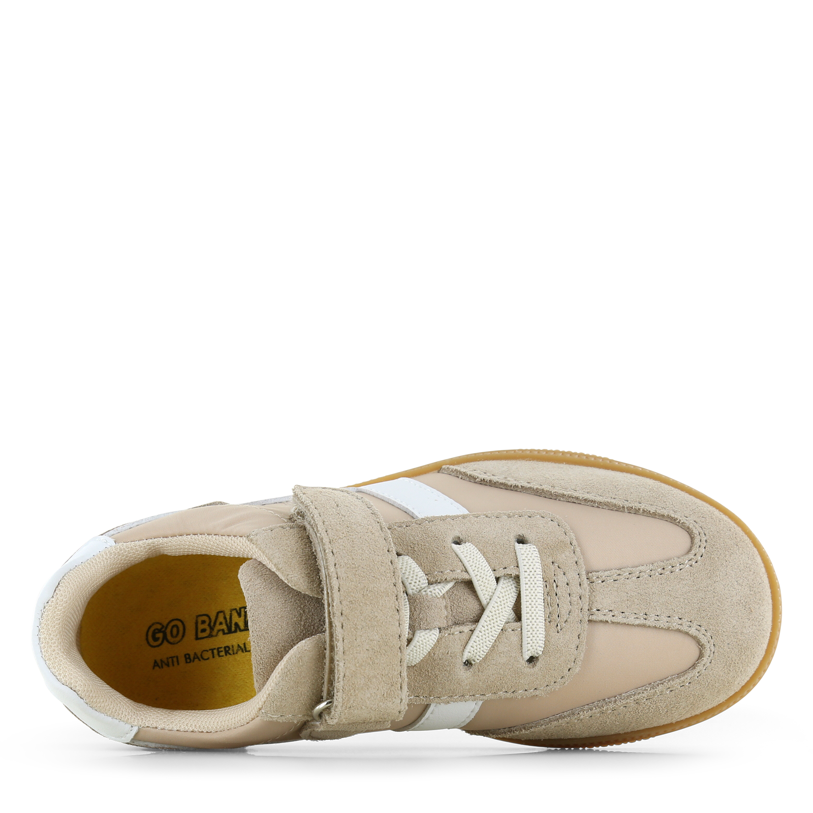 Go Banana’s beige sneaker Microfiber leer, Nylon, Suède | Meisjes schoenen