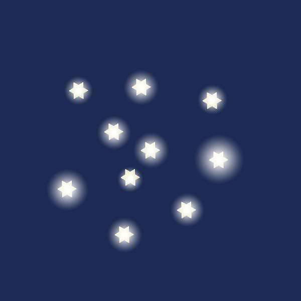VedesGlow Sterne 4 cm