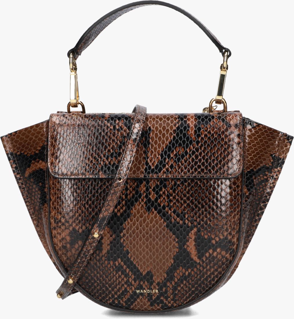 bruine wandler schoudertas hortensia bag mini