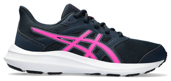 Chaussures Running Asics Jolt 4 GS Bleu/Rose Enfant