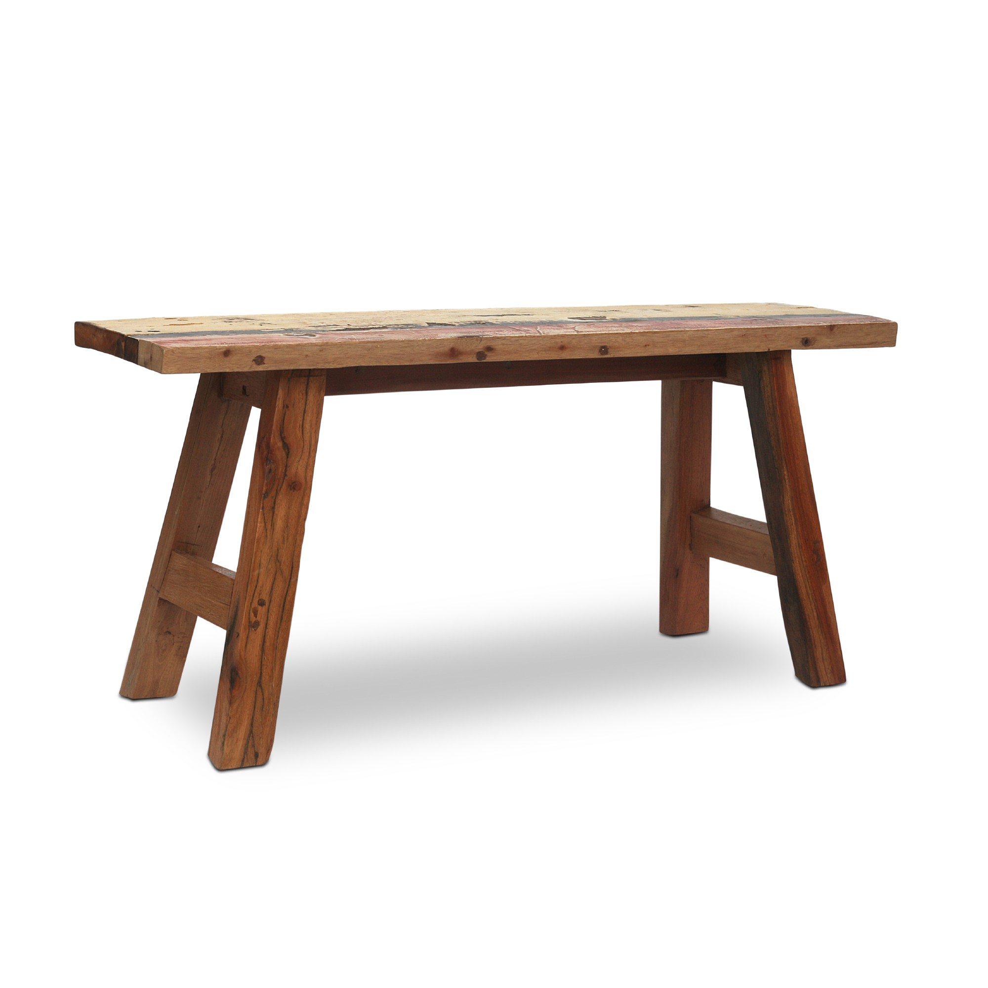Bank aus Bootsholz, L 28 cm, B 100 cm, H 45 cm von fischer's lagerhaus