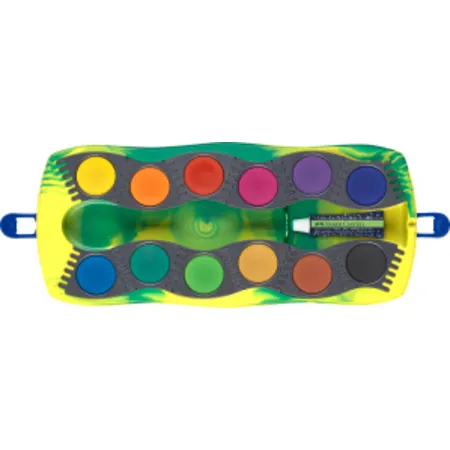 Faber-Castell Farbkasten Connector 12 Farben Dino